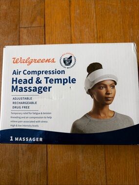 Walgreens MIGRAINE RELIEF  Air Compression Head & Temple Massager - Rechargeable